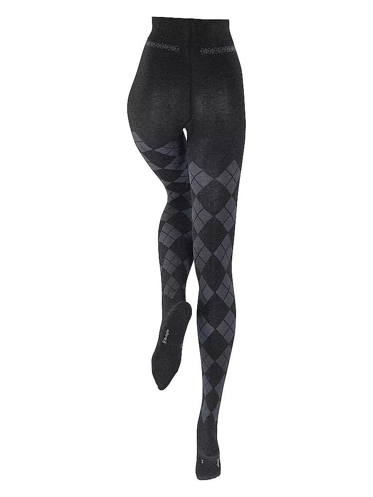 BURLINGTON | Collant tricoté ELEGANT ESSENCE anthra. mel | 