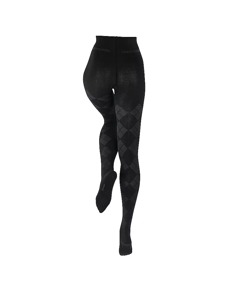 BURLINGTON | Collant tricoté ELEGANT ESSENCE noir | 