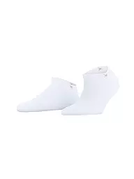BURLINGTON | Chaussettes sneaker 36-41 SOHO VIBES gris clair | Blanc