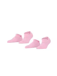 BURLINGTON | Chaussettes sneaker femme lot de 2 EVERYDAY 36-41 light jeans | Rose