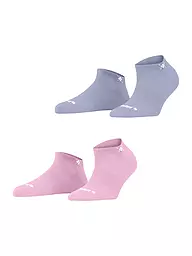 BURLINGTON | Chaussettes sneaker femme lot de 2 EVERYDAY 36-41 light jeans | Rose