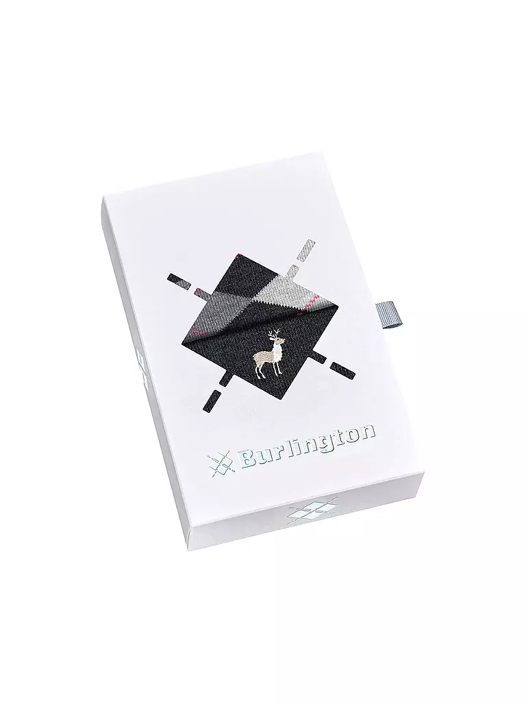 BURLINGTON | Damen Socken Geschenkebox 2er Pkg 36-41 EVERYDAY X-MAS BOX sortiment | Gris