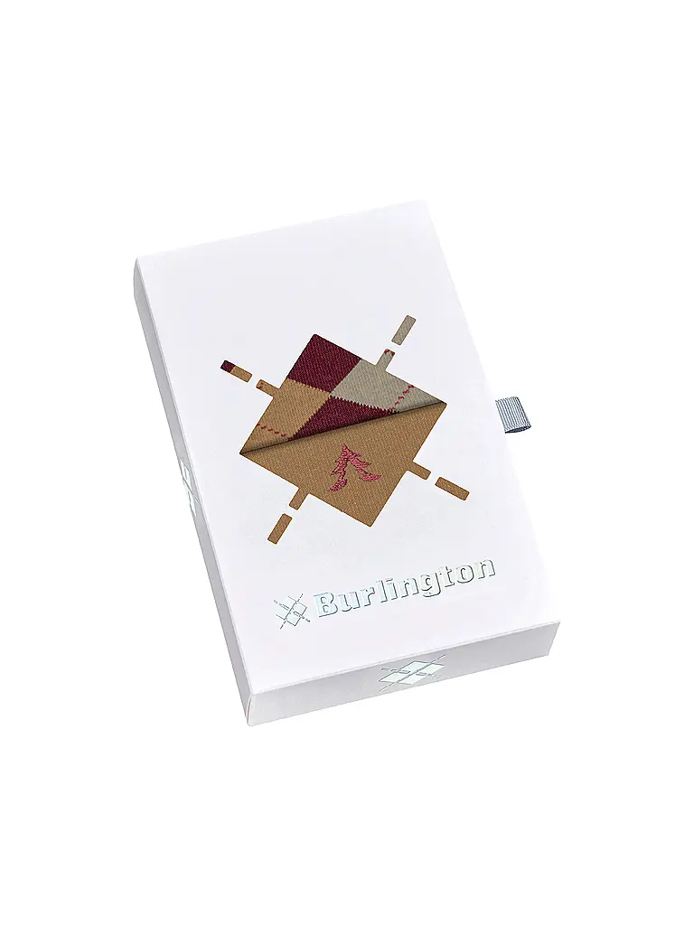BURLINGTON | Damen Socken Geschenkebox 2er Pkg 36-41 EVERYDAY X-MAS BOX sortiment | Rouge foncé
