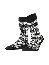 BURLINGTON | Damen Socken MERRY CHRISTMAS 36-41 black | Noir