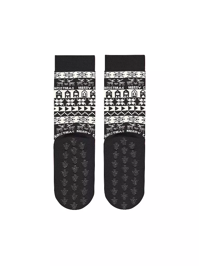 BURLINGTON | Damen Socken MERRY CHRISTMAS 36-41 black | Noir