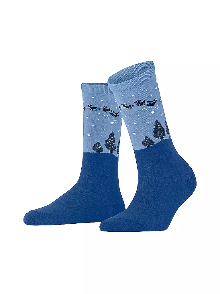 BURLINGTON | Damen Socken SILENT NIGHT 36-41 yve | Bleu