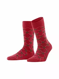 BURLINGTON | Damen Socken SWEET RIBBON 36-41 red pepper | Rouge