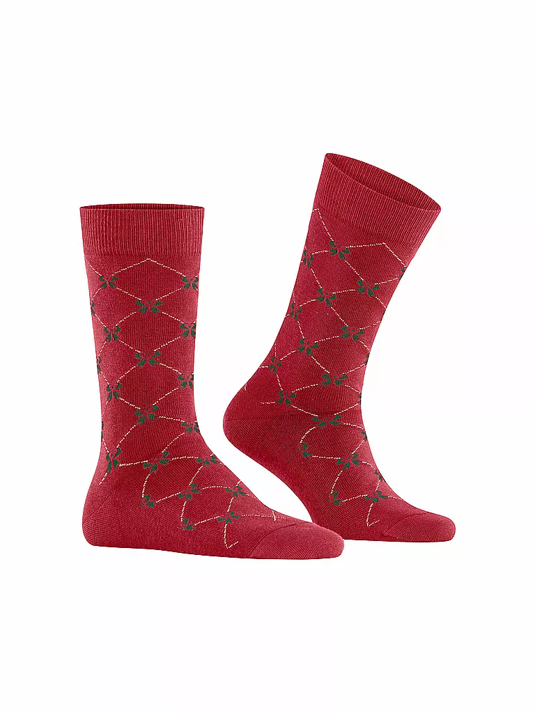 BURLINGTON | Damen Socken SWEET RIBBON 36-41 red pepper | Rouge