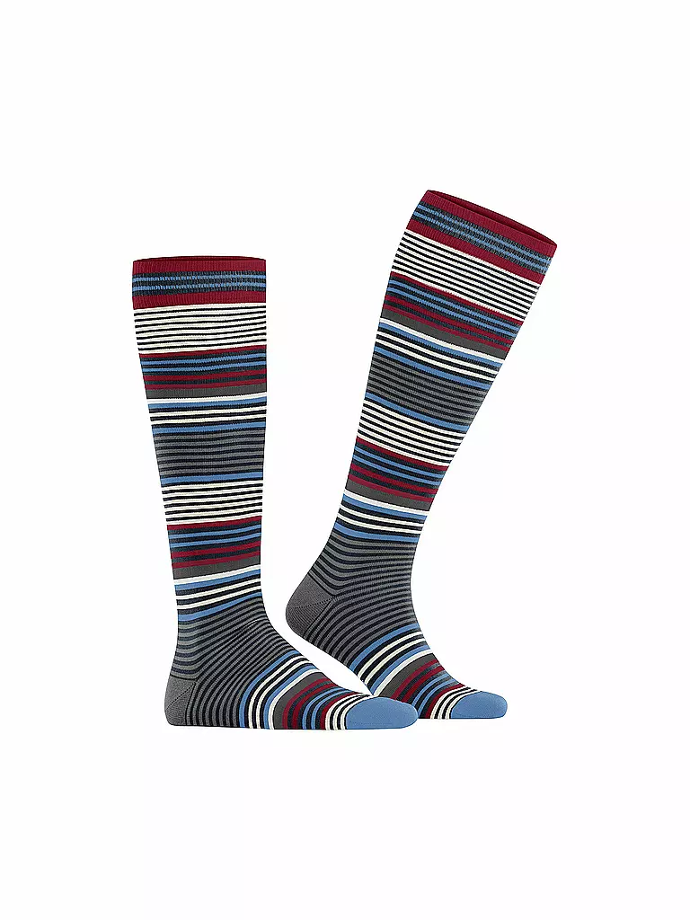 BURLINGTON | Herren Kniestrümpfe STRIPE 40-46 marine | Bleu