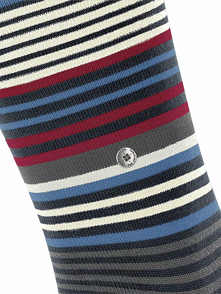 BURLINGTON | Herren Kniestrümpfe STRIPE 40-46 marine | Bleu