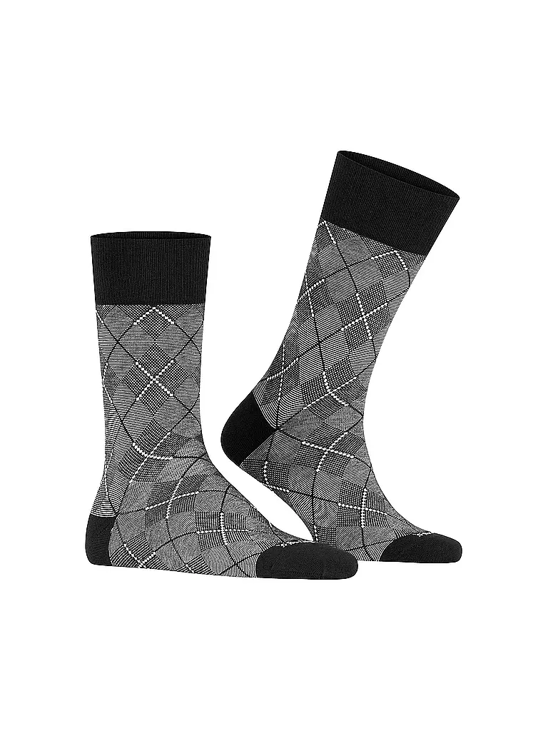 BURLINGTON | Herren Socken CARRINGTON 40-46 black | Noir