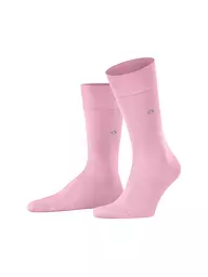 BURLINGTON | Chaussettes homme DUBLIN SO 40-46 steel mel. | Rose