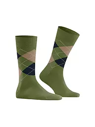 BURLINGTON | Herren Socken EDINBURGH 40-46 dark night | Olive