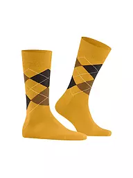 BURLINGTON | Herren Socken EDINBURGH 40-46 dark night | Jaune
