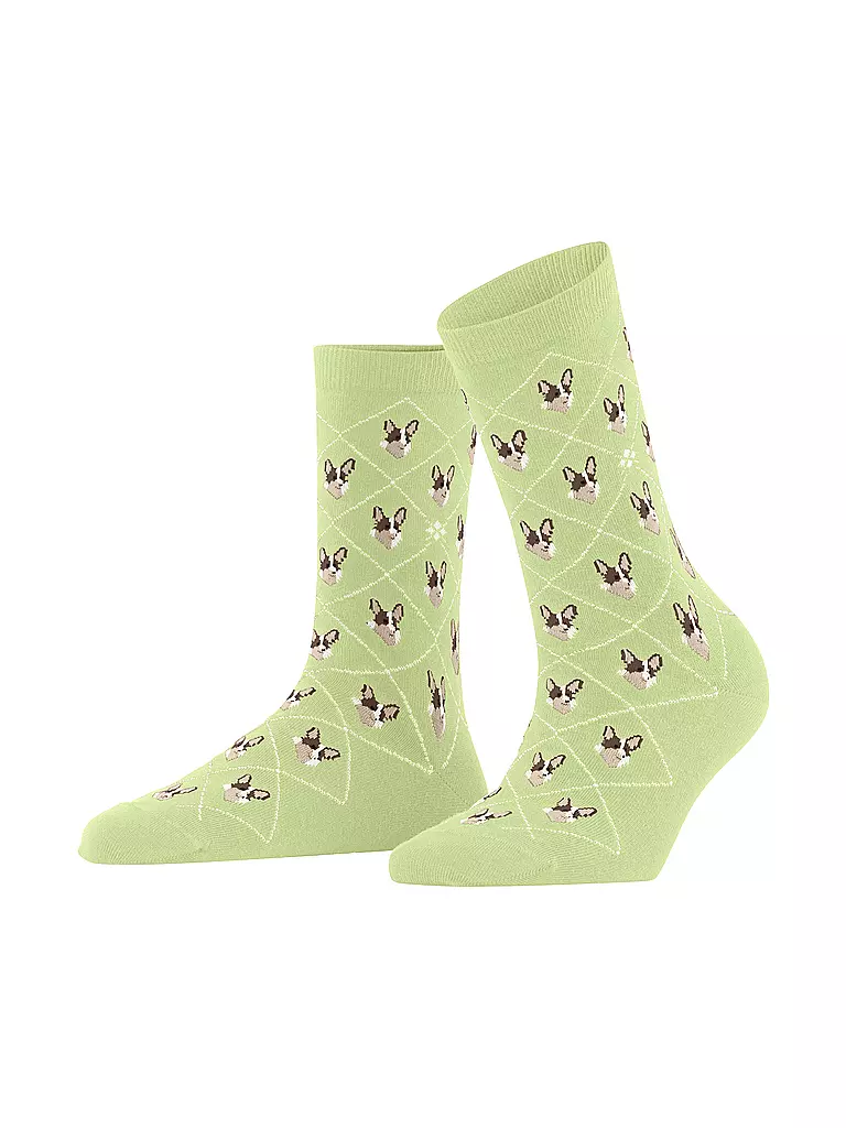 BURLINGTON | Socken Gr 36-41 lemon | Vert clair
