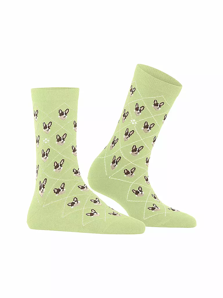 BURLINGTON | Socken Gr 36-41 lemon | Vert clair