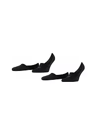 BURLINGTON | Füsslinge homme EVERYDAY, paquet de 2, gris clair | Noir