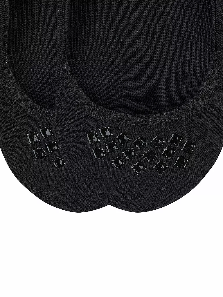 BURLINGTON | Socquettes Homme EVERYDAY, lot de 2, noir | 
