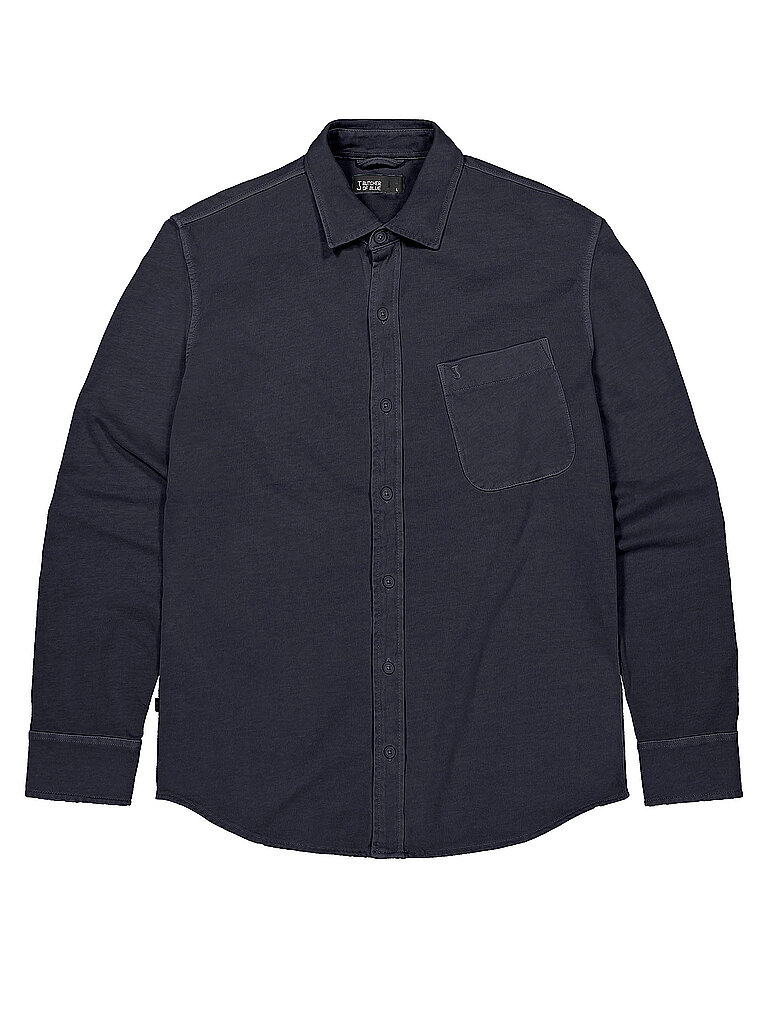 BUTCHER+OF+BLUE+Chemise+coupe+droite+AIDAN+bleu+|+S