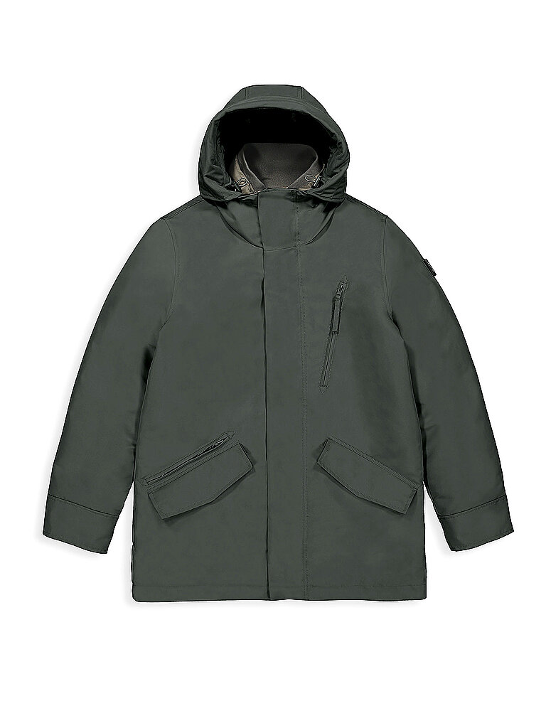 BUTCHER+OF+BLUE+Parka+GALENA+vert+fonce+|+S