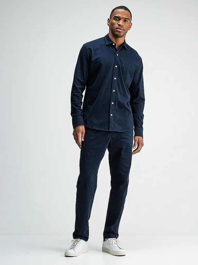 BUTCHER OF BLUE | Chemise coupe régulière AIDAN | Bleu