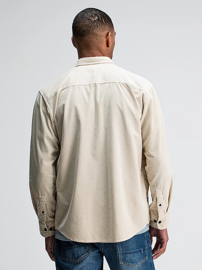 BUTCHER OF BLUE | Chemise coupe régulière AIDAN | beige