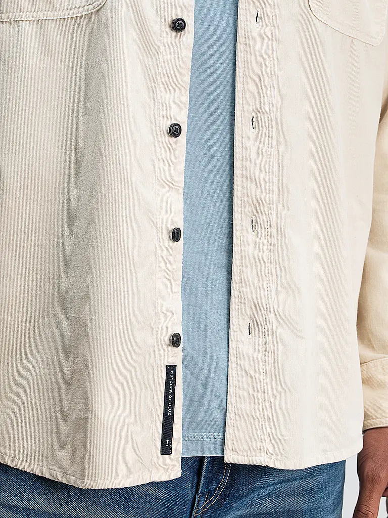 BUTCHER OF BLUE | Chemise coupe régulière AIDAN | beige
