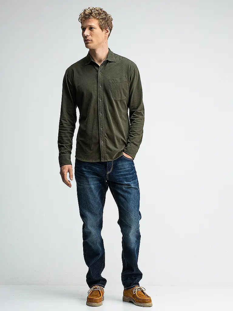 BUTCHER OF BLUE | Chemise coupe regular AIDAN | braun