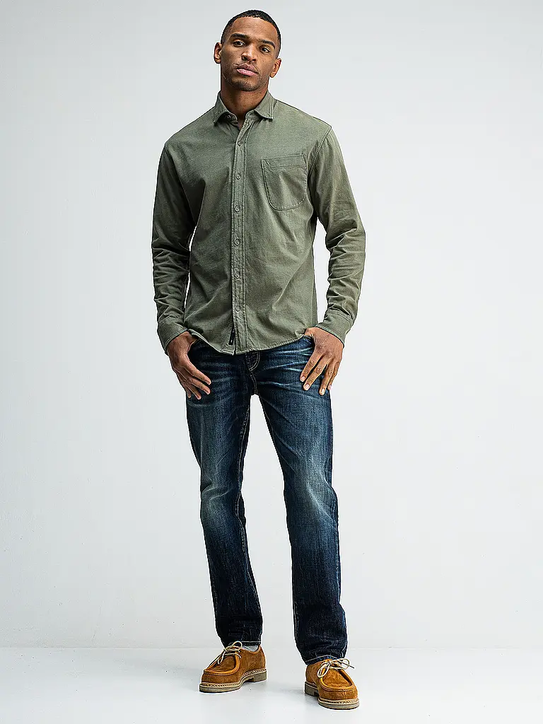 BUTCHER OF BLUE | Chemise coupe regular AIDAN | olive