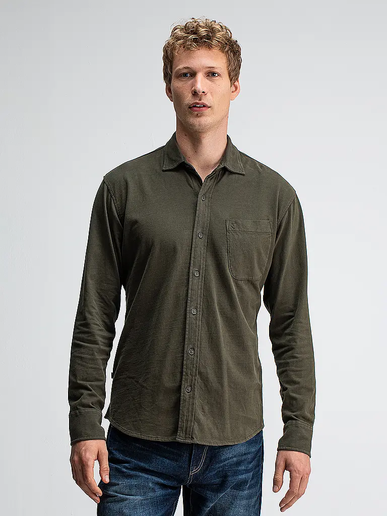 BUTCHER OF BLUE | Chemise coupe regular AIDAN | braun