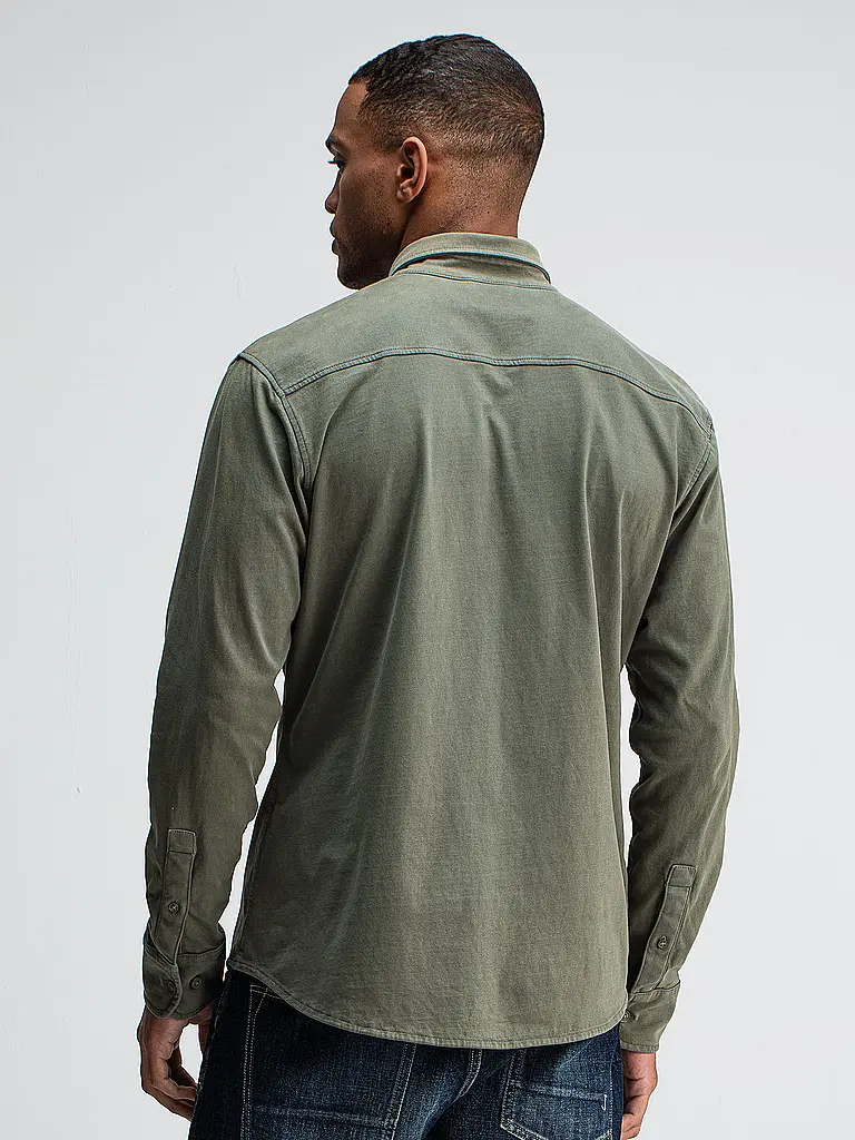 BUTCHER OF BLUE | Chemise coupe regular AIDAN | olive