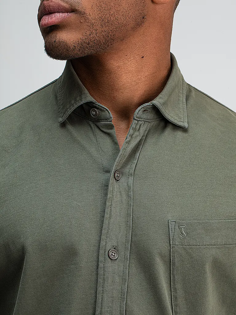 BUTCHER OF BLUE | Chemise coupe regular AIDAN | olive