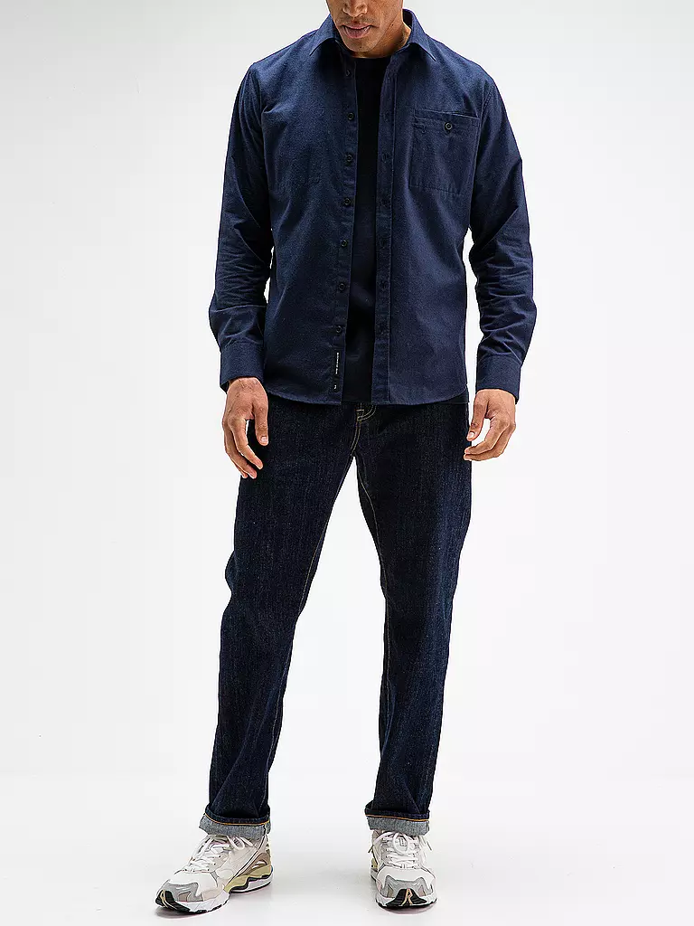 BUTCHER OF BLUE | Flanellhemd DIEPPE | Bleu