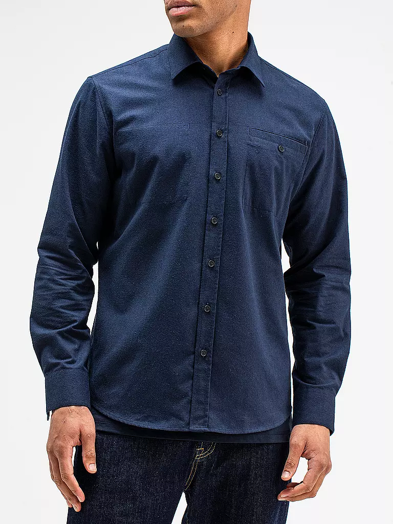 BUTCHER OF BLUE | Flanellhemd DIEPPE | Bleu