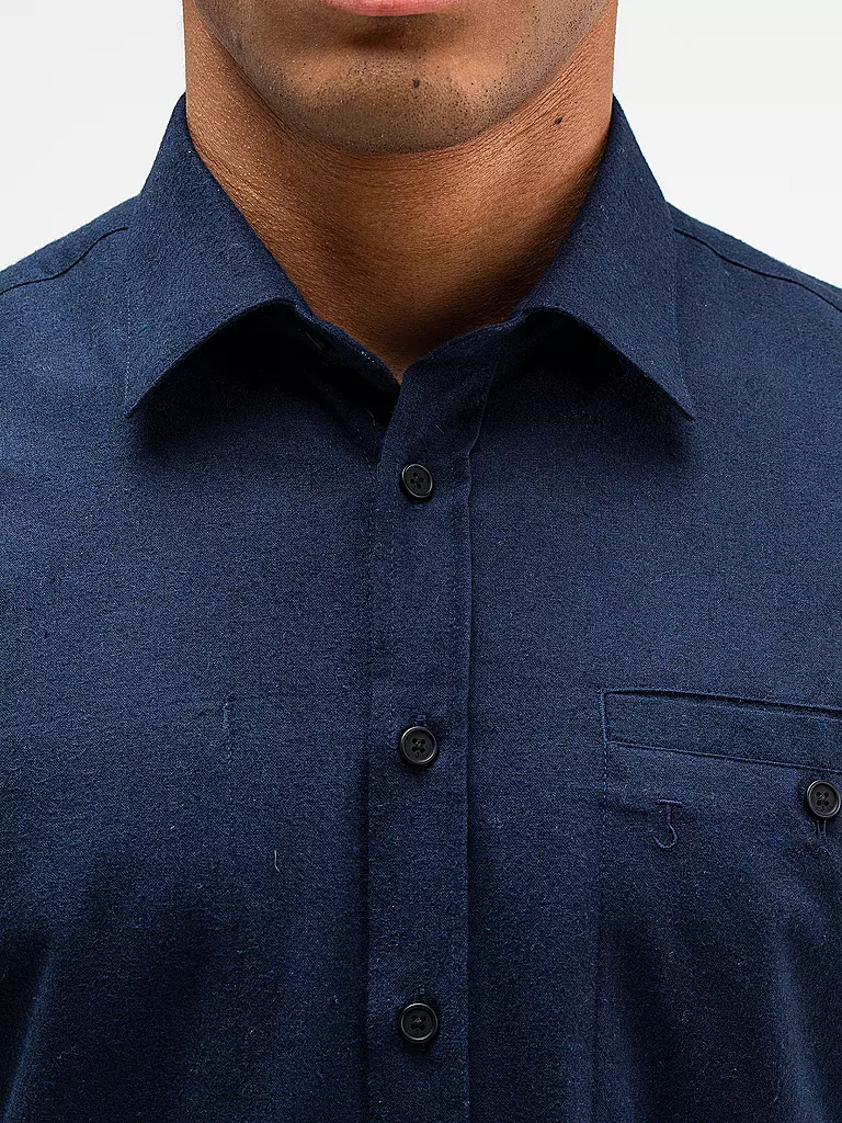 BUTCHER OF BLUE | Flanellhemd DIEPPE | Bleu