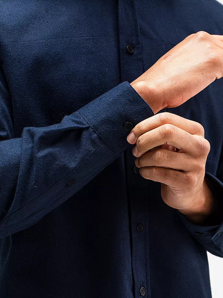 BUTCHER OF BLUE | Flanellhemd DIEPPE | Bleu