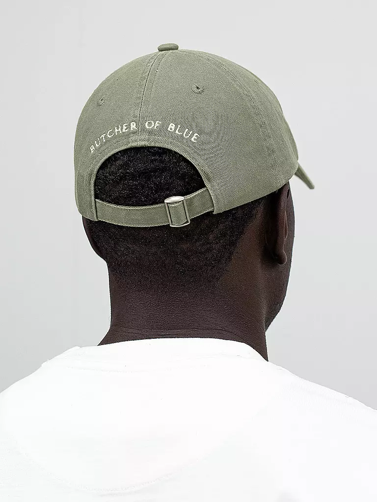 BUTCHER OF BLUE | Nom du produit: Kappe
Marque: BUTCHER OF BLUE
Couleur: vert clair
Catégories: Mode, Hommes

Matériel: Coton
Motif: Logo | 