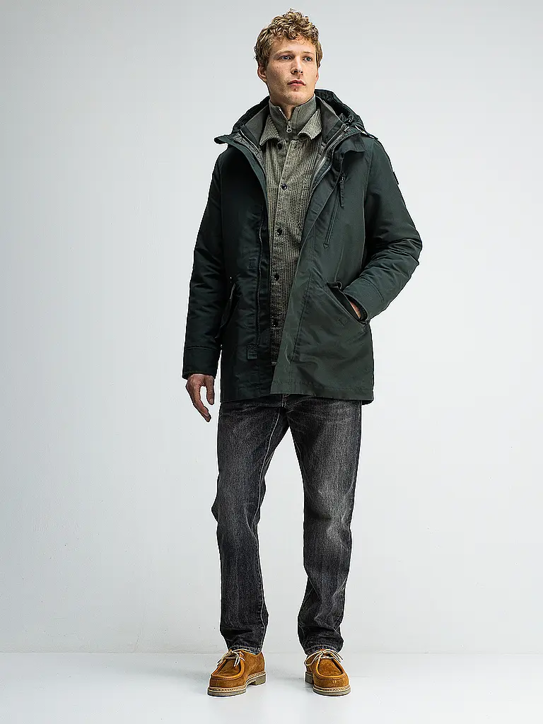 BUTCHER OF BLUE | Parka GALENA | Vert foncé