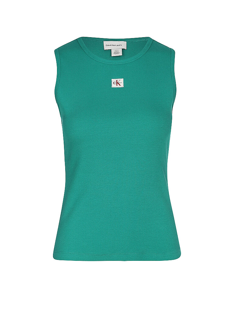 Calvin Klein Top vert foncé S