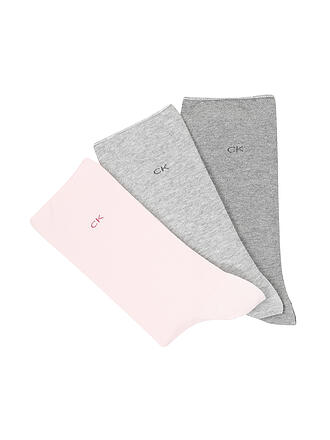 CALVIN KLEIN | Chaussettes, lot de 3, rose
