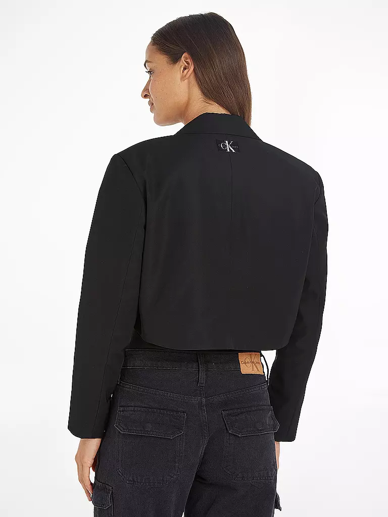 CALVIN KLEIN JEANS | Blazer Cropped Fit  | Noir