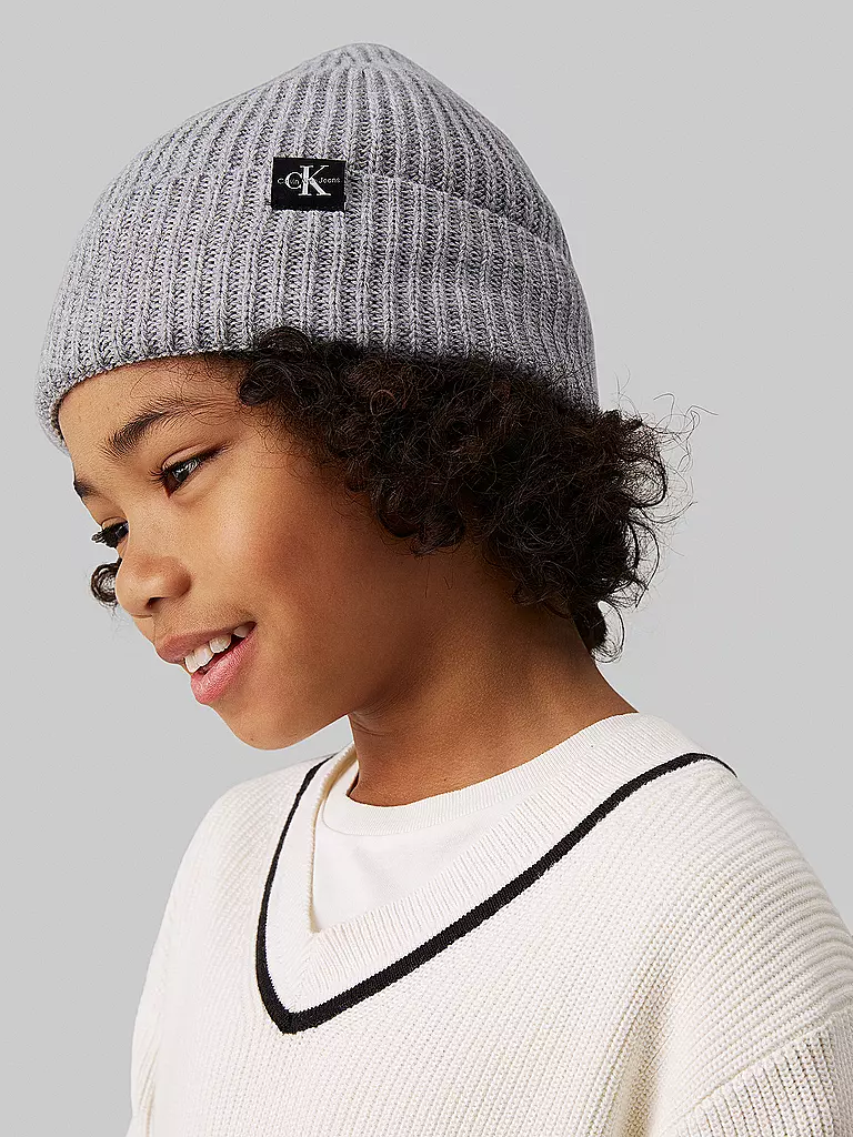 CALVIN KLEIN JEANS | Bonnet pour enfant | Gris clair