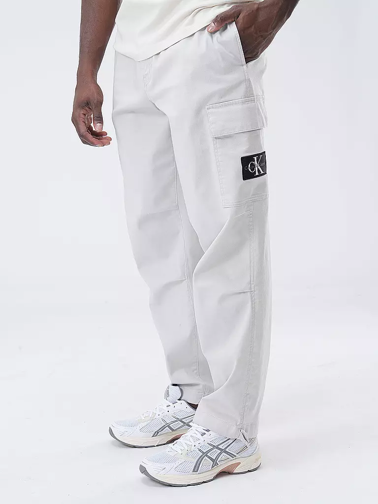 CALVIN KLEIN JEANS | Cargohose  | Blanc