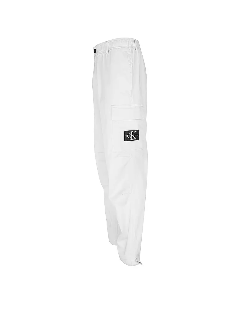 CALVIN KLEIN JEANS | Cargohose  | Blanc