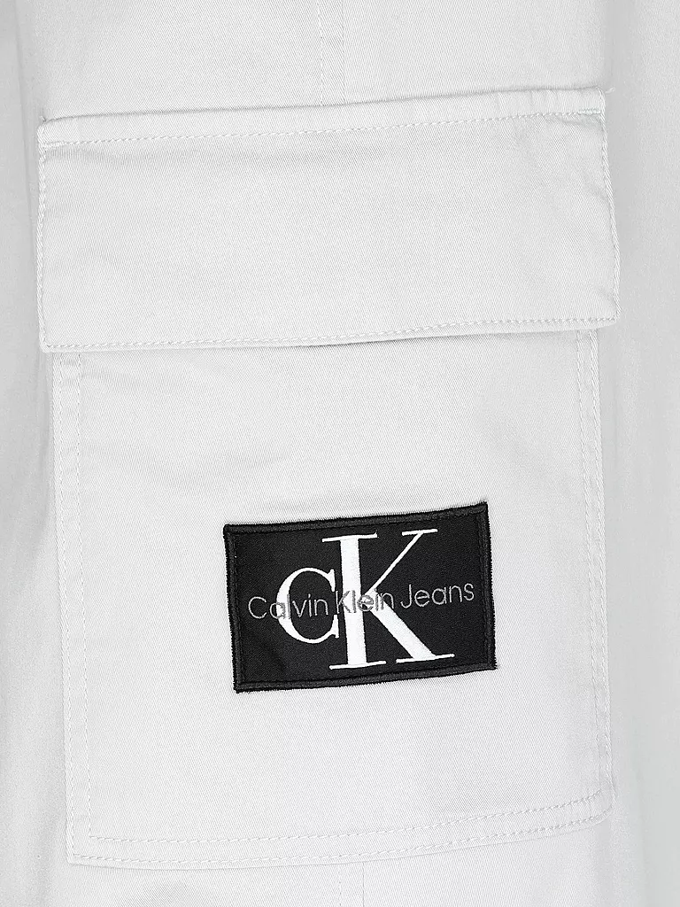 CALVIN KLEIN JEANS | Cargohose  | Blanc