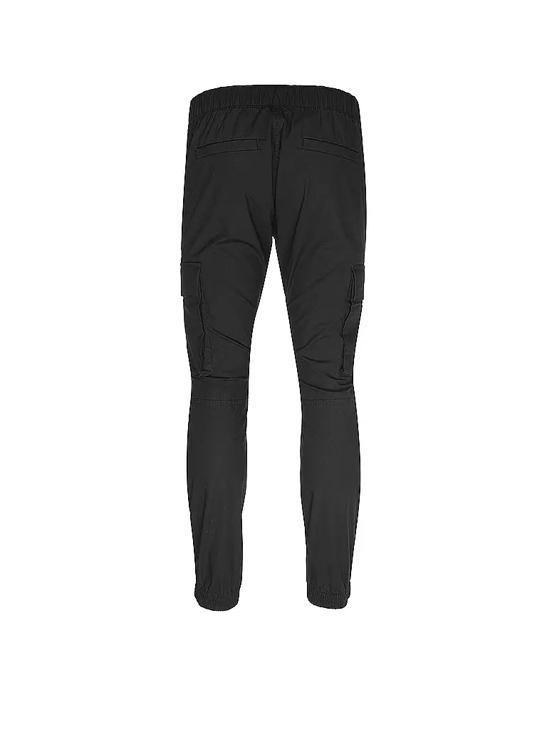 CALVIN KLEIN JEANS | Cargohose Skinny Fit | Noir