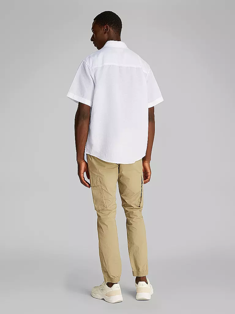 CALVIN KLEIN JEANS | Chemise en lin | weiss