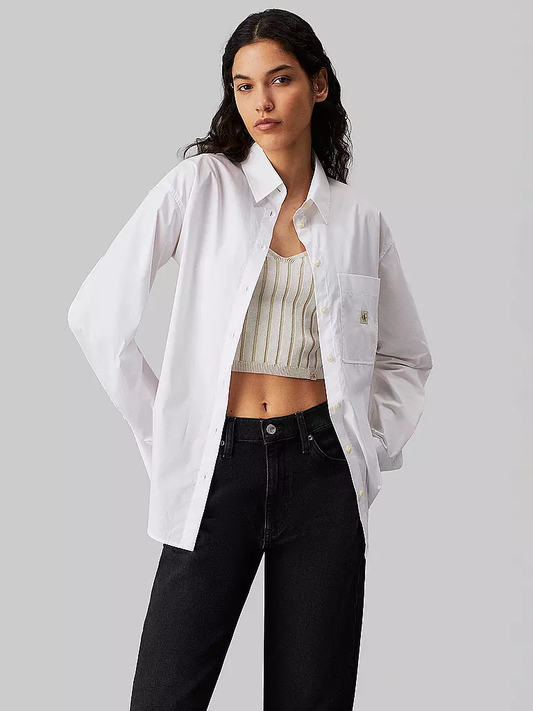 CALVIN KLEIN JEANS | Hemdbluse | Blanc