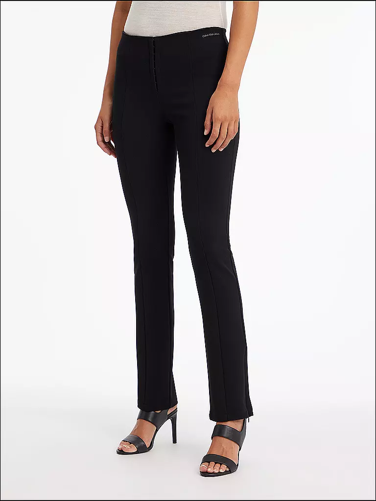 CALVIN KLEIN JEANS | Highwaist Hose Slim Fit | Noir