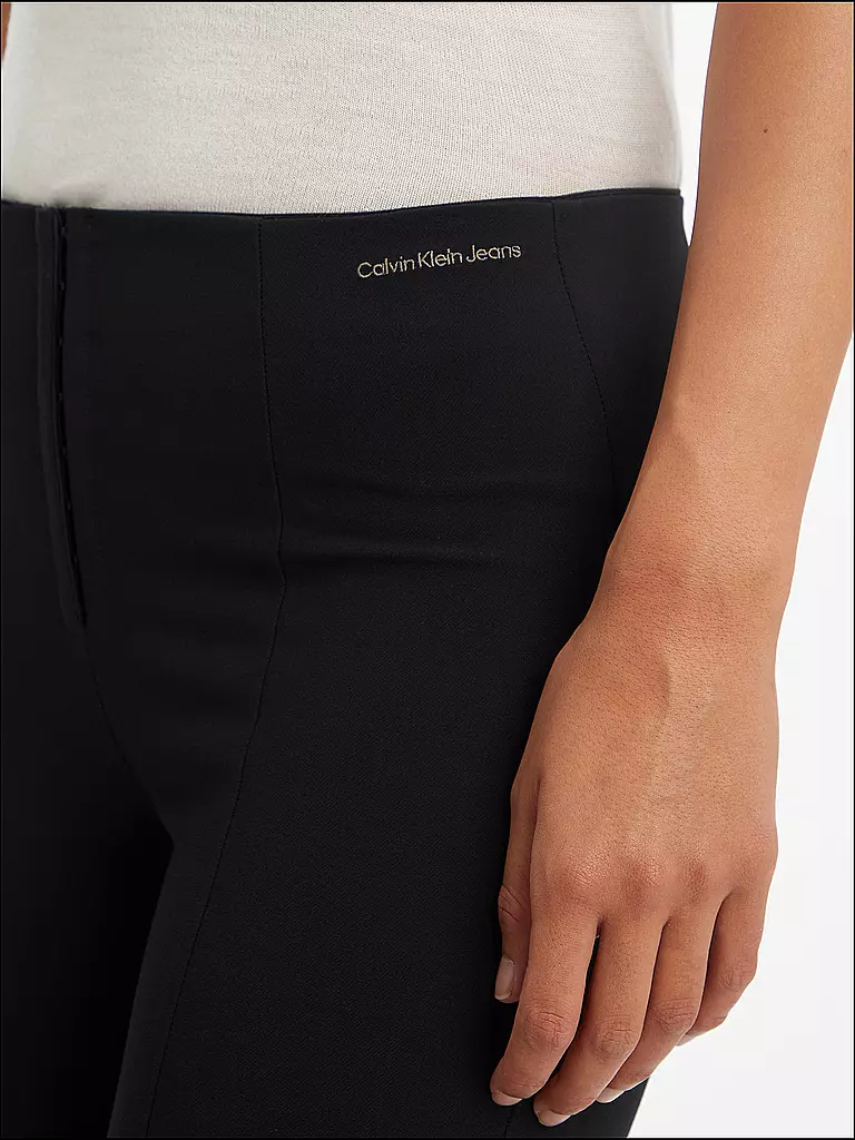 CALVIN KLEIN JEANS | Highwaist Hose Slim Fit | Noir